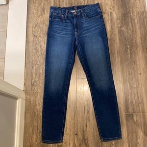 J. Crew high-rise skinny jeans